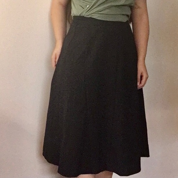 Jacob Charcoal grey lined  A-line gored skirt. Size 9/10 - Picture 7 of 8